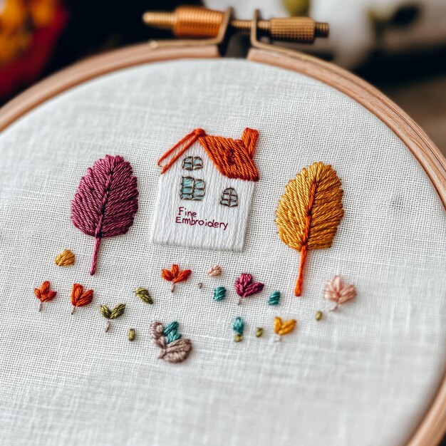 набор для вышивки с нитками